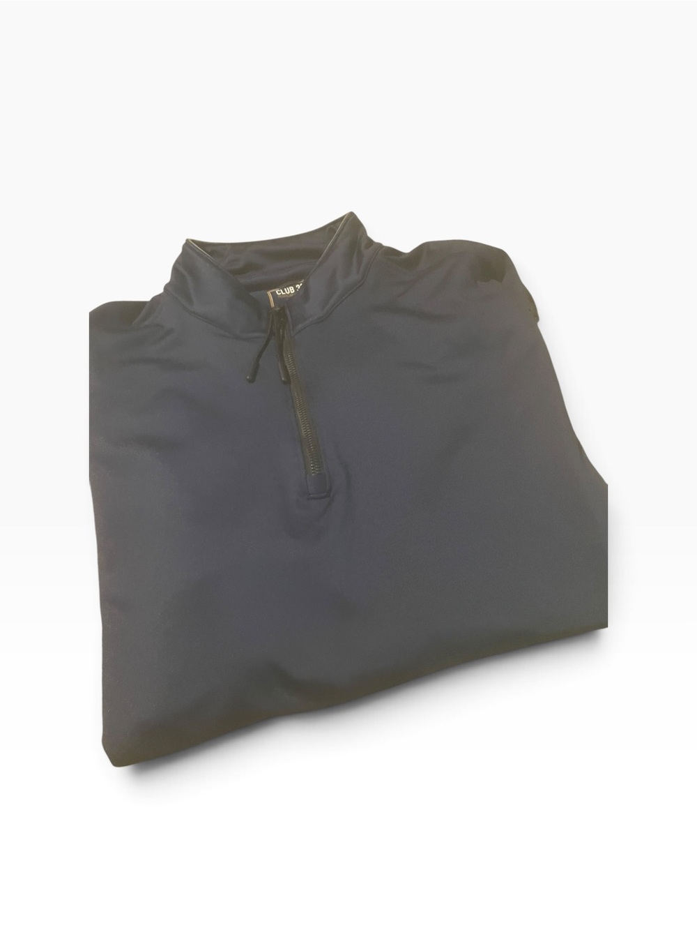 Club 38 Cremieux Men's Navy Quarter-Zip Performance top like new size XL